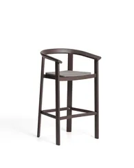 Уличный барный стул Erice из алюминия и веревки коричневого цвета, 75 см