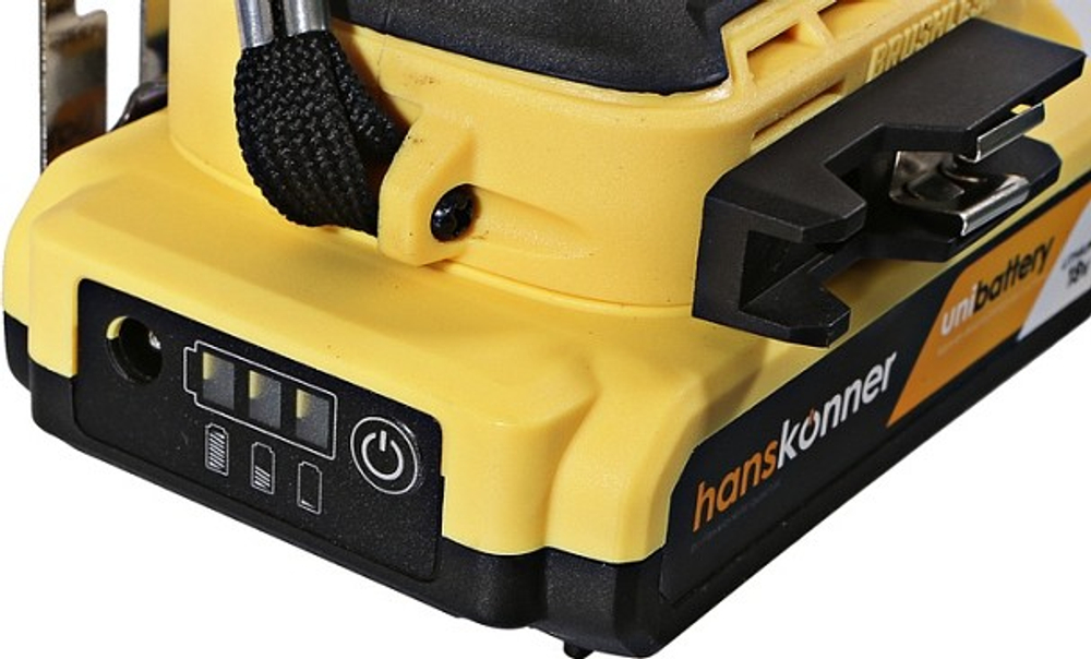 Дрель-шуруповерт аккумуляторная HANSKONNER HCD1865BLC HCD1865BLС