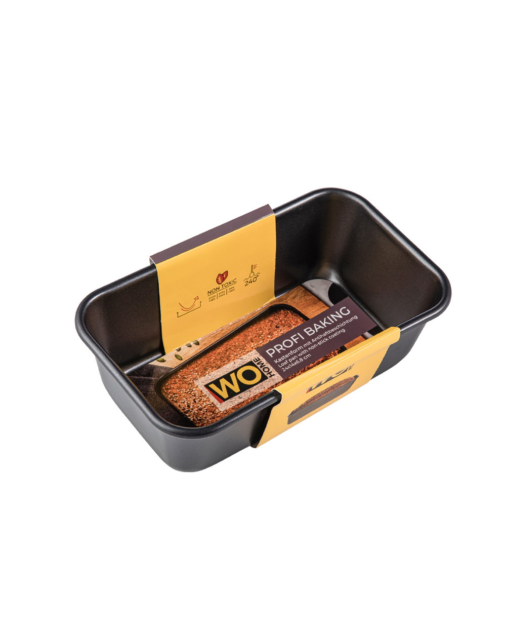 Форма для выпечки 24х14х6.8см Wo Home Profi Baking чёрная