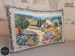 Декоративная гобеленовая наволочка для интерьерной подушки Прованс 68х47