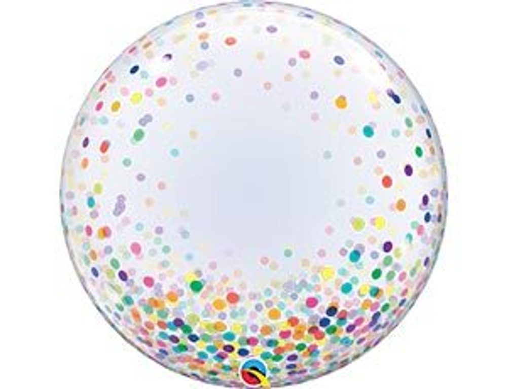 BUBBLE DECO (61 см) сфера Конфетти разноцветное, 1шт.