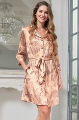 Женский халат на пуговицах Mia-Amore LETUAL Летуаль 3437