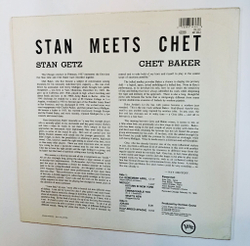 Винтажная виниловая пластинка LP Stan Getz, Chet Baker Stan Meets Chet (Holland 1985)