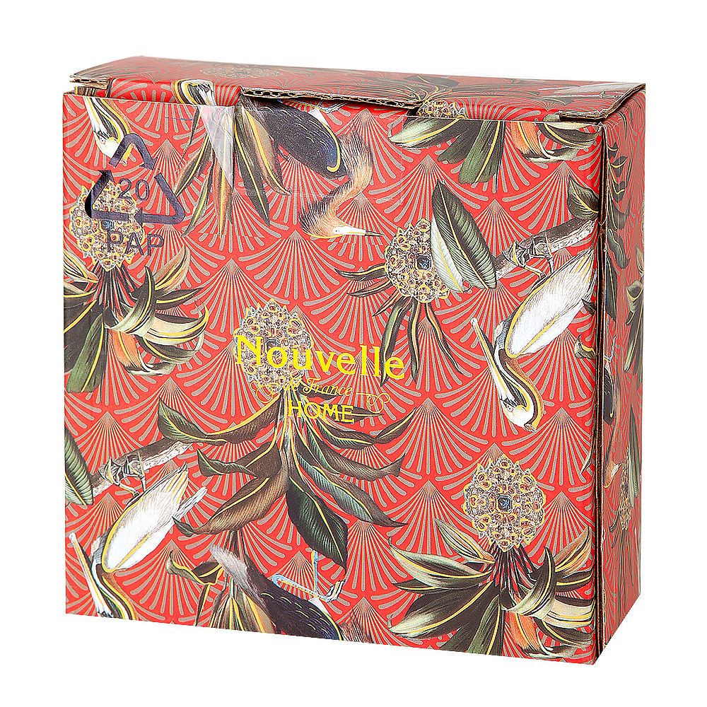 Подсвечник-шкатулка декоративная "Casablanca"12*4см (фарфор,воск) (подарочная упаковка)