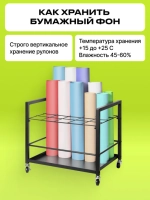 Фон бумажный Raylab 008 Arctic White Белый 2.72x11 м