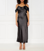 Сатиновое платье Kendala HUGO - черный(50516873)