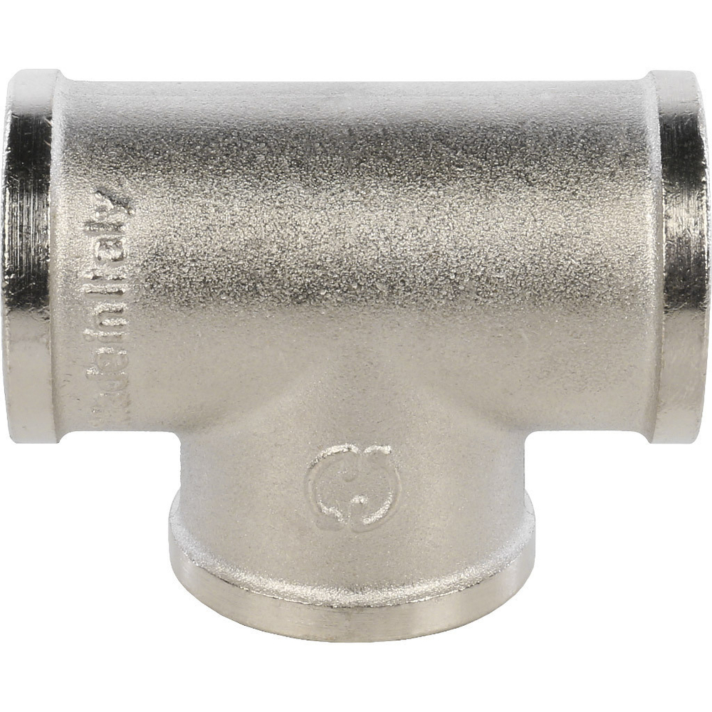 Тройник STOUT ВВ 3/4" никель