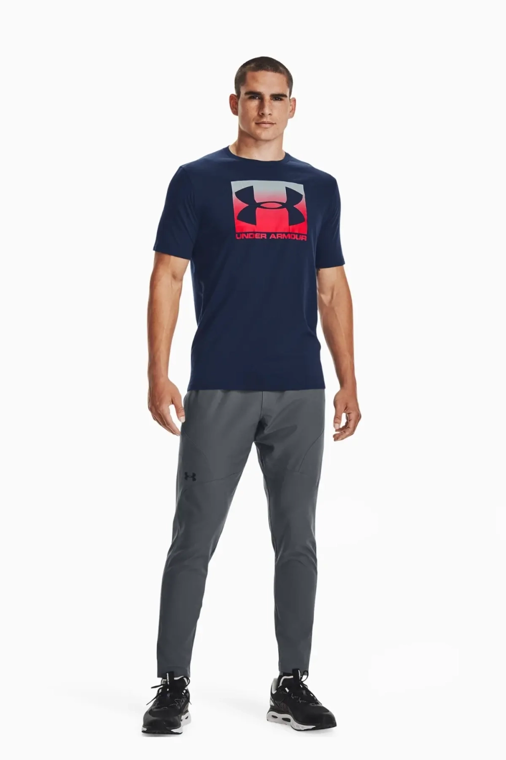 Футболка Under Armour Boxed Sportstyle - темно-синий