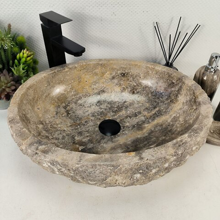 Раковина из оникса Erozy Grey EO-64446 51*42*15 0156