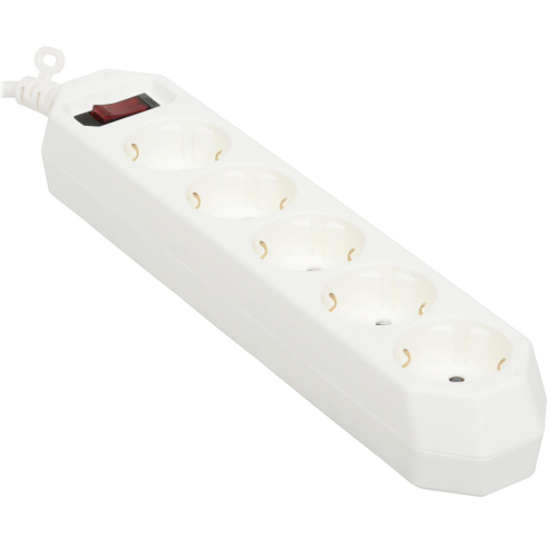 Сетевой фильтр 5м 5 гнезд 220Вт с/з Эра