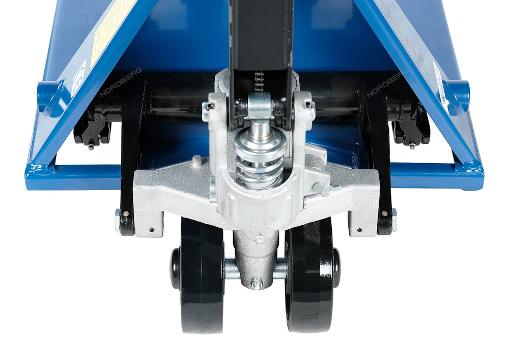 NORDBERG (N3903-15) Тележка (рохля) складская гидравлическая с низким подхватом 1.5 т, с полиуретановыми колесами