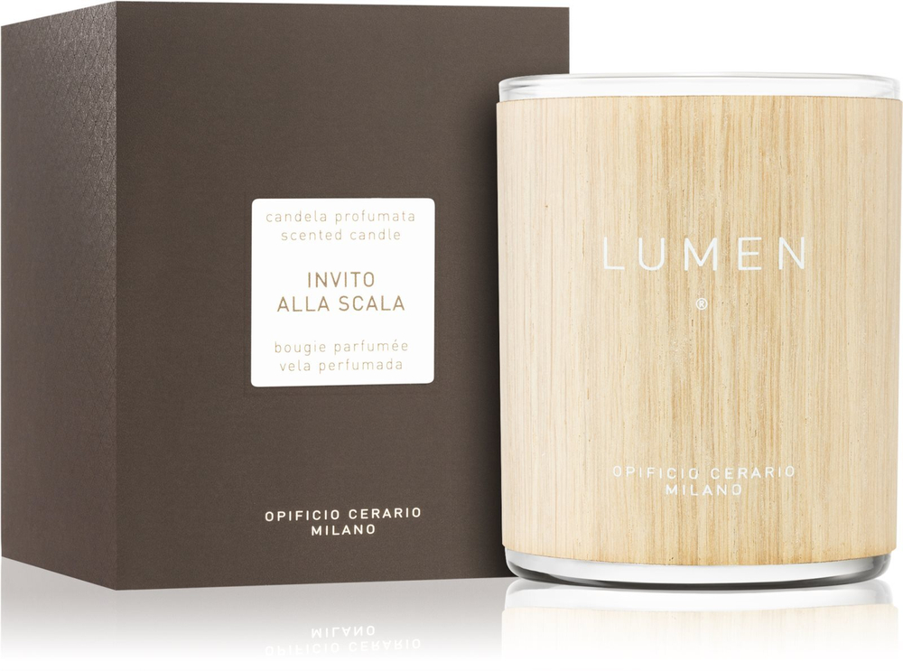 LUMEN Opificio Cerario Milano Invito A lla Scala - ароматическая свеча /   225  g  / GTIN 8001974010912