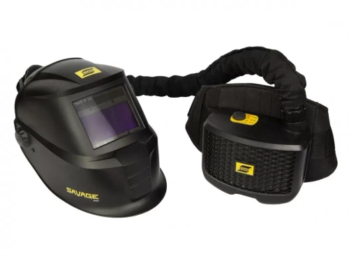 Сварочная маска ESAB SAVAGE A40 PAPR с блоком подачи воздуха, 9–13 DIN