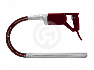 Портативный вибратор КРАСНЫЙ МАЯК 35/1 - [0,8 кВт / 35 мм / 1 м / 220V]