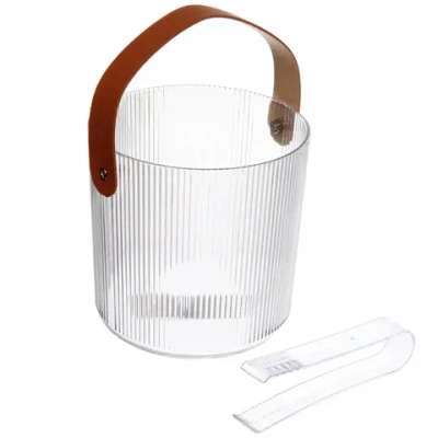 Ёмкость для льда 1,5л с шипцами «Орфей» 13*13см