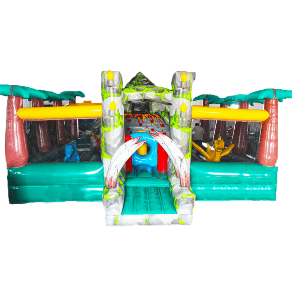 Надувной батут "Ущелье динозавра"