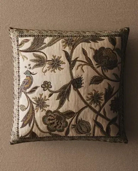 ZARA HOME ЖАККАРДОВАЯ НАВОЛОЧКА ДЛЯ ДЕКОРАТИВНОЙ ПОДУШКИ, ЗЕЛЕНЫЙ