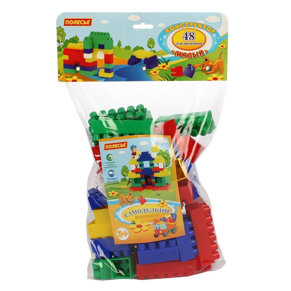 Конструктор Самоделкин малый 48эл. (Полесье)