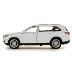 Модель ин. мет. "Mercedes-Benz Maybach GLS" 12см, дв,баг, белый, коробка MAYBCHGLS-12-WH (Технопарк)