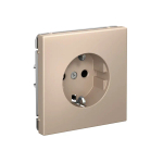 ARTGALLERY РОЗЕТКА с заземлением, 16А, механизм, ПЕСОЧНЫЙ