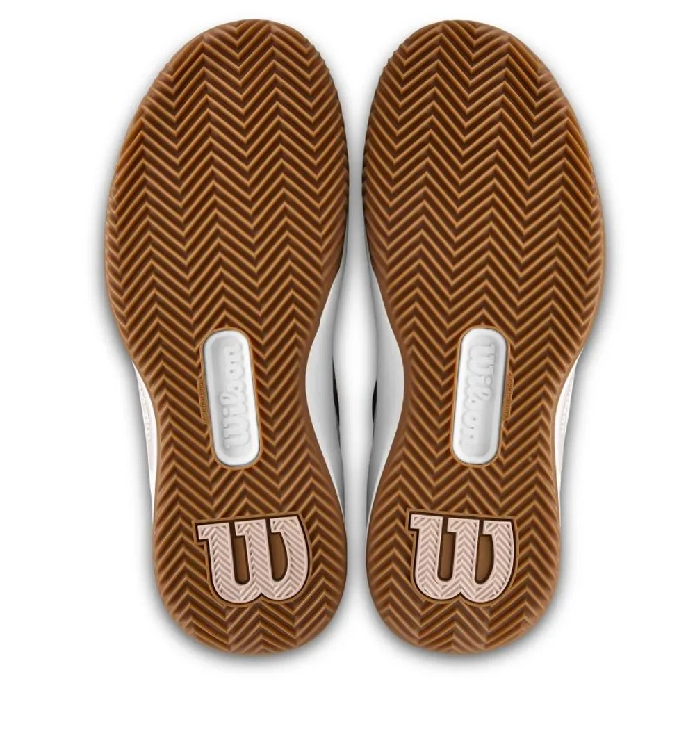 Женские теннисные кроссовки Wilson Intrigue Pro Clay - white/cameo rose/gum