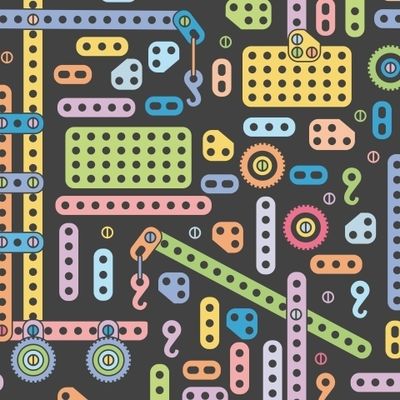 Подъемный кран из конструктора