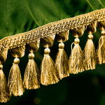 Покрывало на бильярдный стол Монако, 7 футов, шёлк-хамелеон с античными кистями, олива