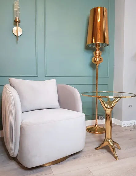 Крутящееся кресло TG-659, светло-серое