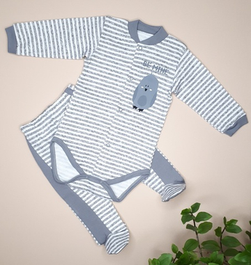 Комплект Птичка (серый)