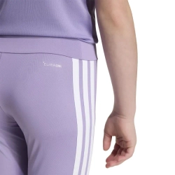 Брюки для девочки теннисные Adidas Girls Train Essentials 3 Stripes - magic lilac/white