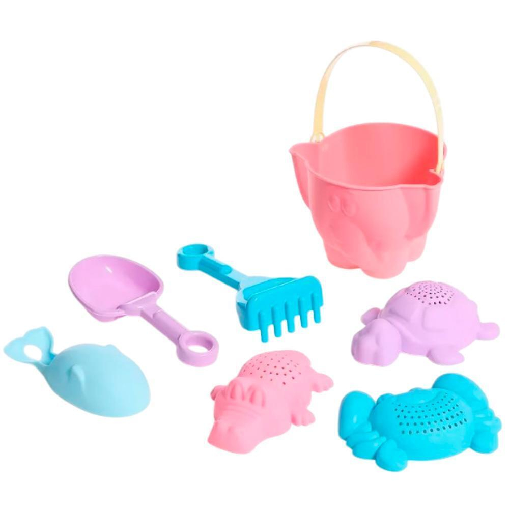 Набор для песка №8 "Африка" ведро+4 формочки