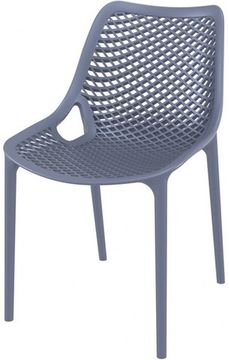 Стул пластиковый Air темно-серый