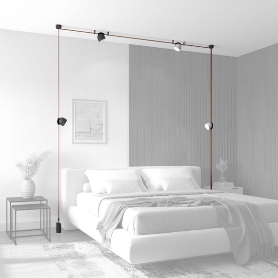 Трековый светильник Denkirs Belty Spot DK5543-WH+BK