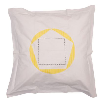 Наволочка Blanc des Vosges 65x65 Серый