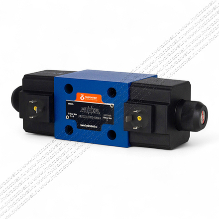 4WE10G31/CW110-50N9K4 - Гидрораспределитель золотниковый Ду 10 с электроуправлением W110, схема G (64), возврат - пружинный