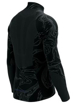 Куртка теннисная Compressport Hurricane Windproof - black/aurora