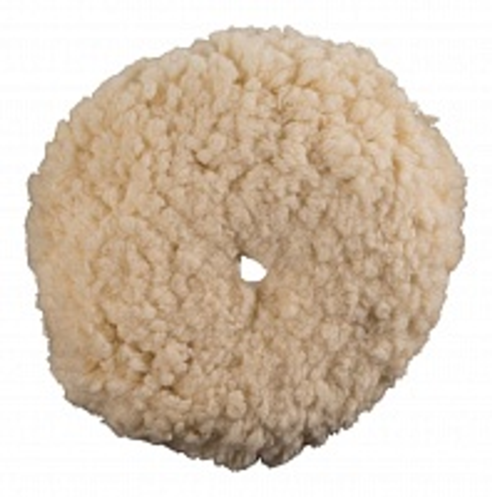 Круг полировальный мягкий шерстяной Soft Buff Rotary 203мм, Папаха Шерстяной круг полировальный Meguiars W4000 203 мм
