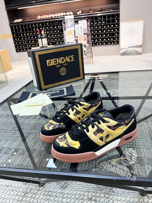 Кеды Versace x Fendi