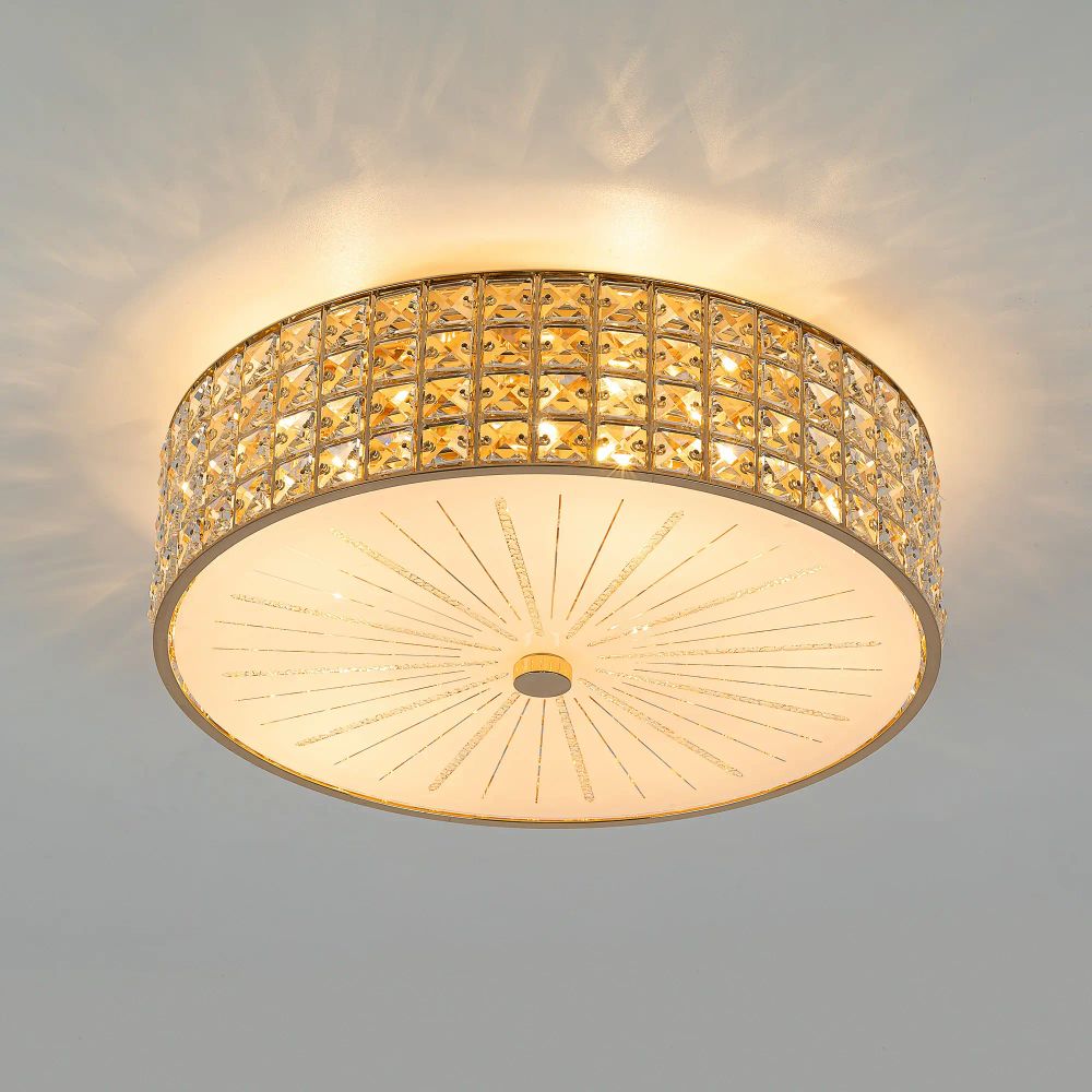 Citilux Портал CL324152 Люстра хрустальная Золото