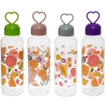 Бутылка питьевая пластиковая 550мл «Свежесть фруктов», микс цветов