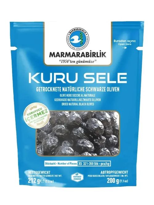 Маслины Marmarabirlik Kuru Sele XS вяленые 212 г
