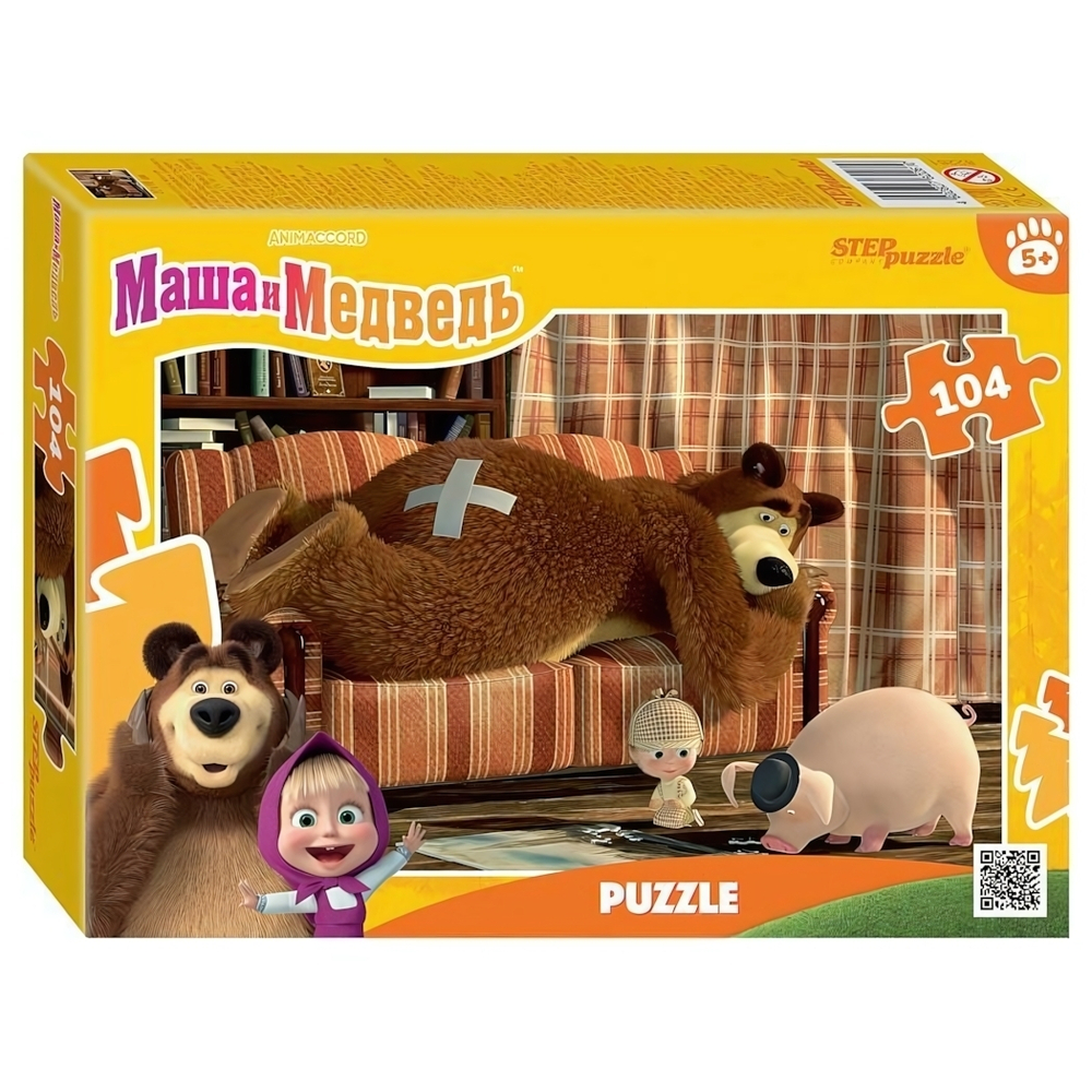 Пазл 104эл. "Маша и Медведь. Лесные истории" (Степ пазл)