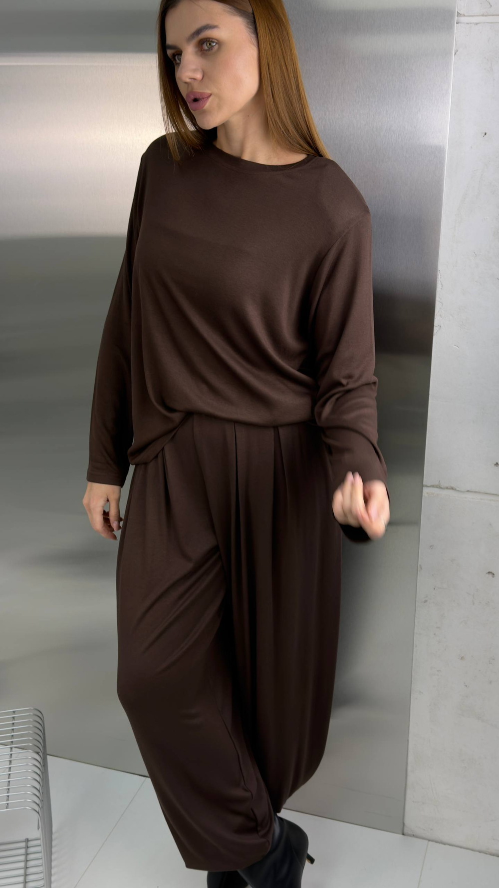 Костюм женские артикул 301 цвет "шоколад"