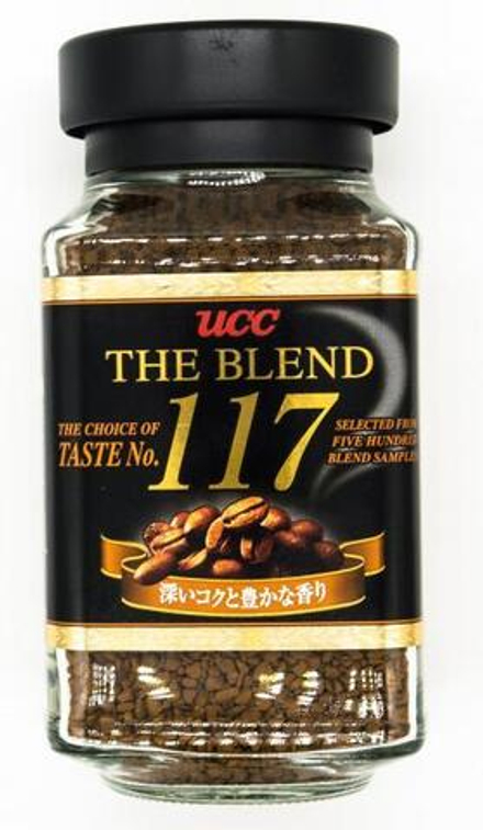 Кофе натуральный растворимый UCC № 117, 90 гр