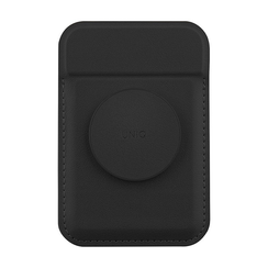 Магнитный бумажник с функцией стенда UNIQ FLIXA Magnetic card holder Pop-out Grip-stand (FLIXA-JETBLACK) Black