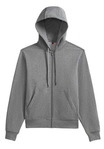 Мужская теннисная кофта Wilson Unisex Team Zip Hoodie - серый