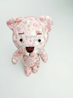 Мишка маленький Пастельно-розовый