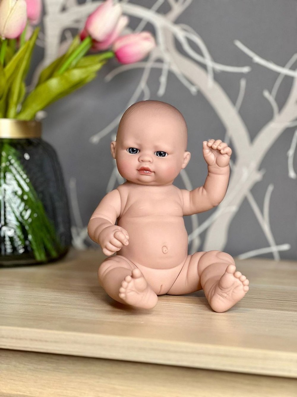 Кукла Berbesa виниловая 27см Recien Nacido (2511K)