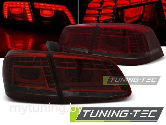 Задние фонари red smoke led для VW Passat B7