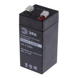 Аккумуляторы свинцово-кислотные ЭРА GS445 4V 4,5Ah | Аккумуляторы